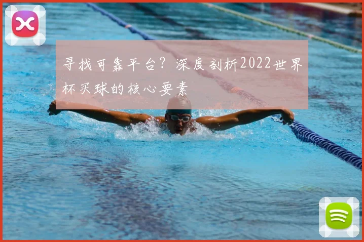 寻找可靠平台?深度剖析2022世界杯买球的核心要素