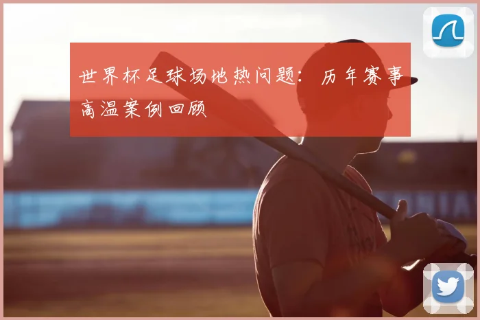 世界杯足球场地热问题:历年赛事高温案例回顾